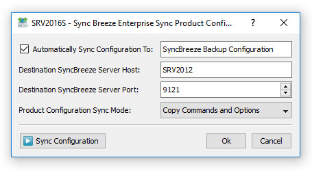 SyncBreeze Enterprise Sync Configuration